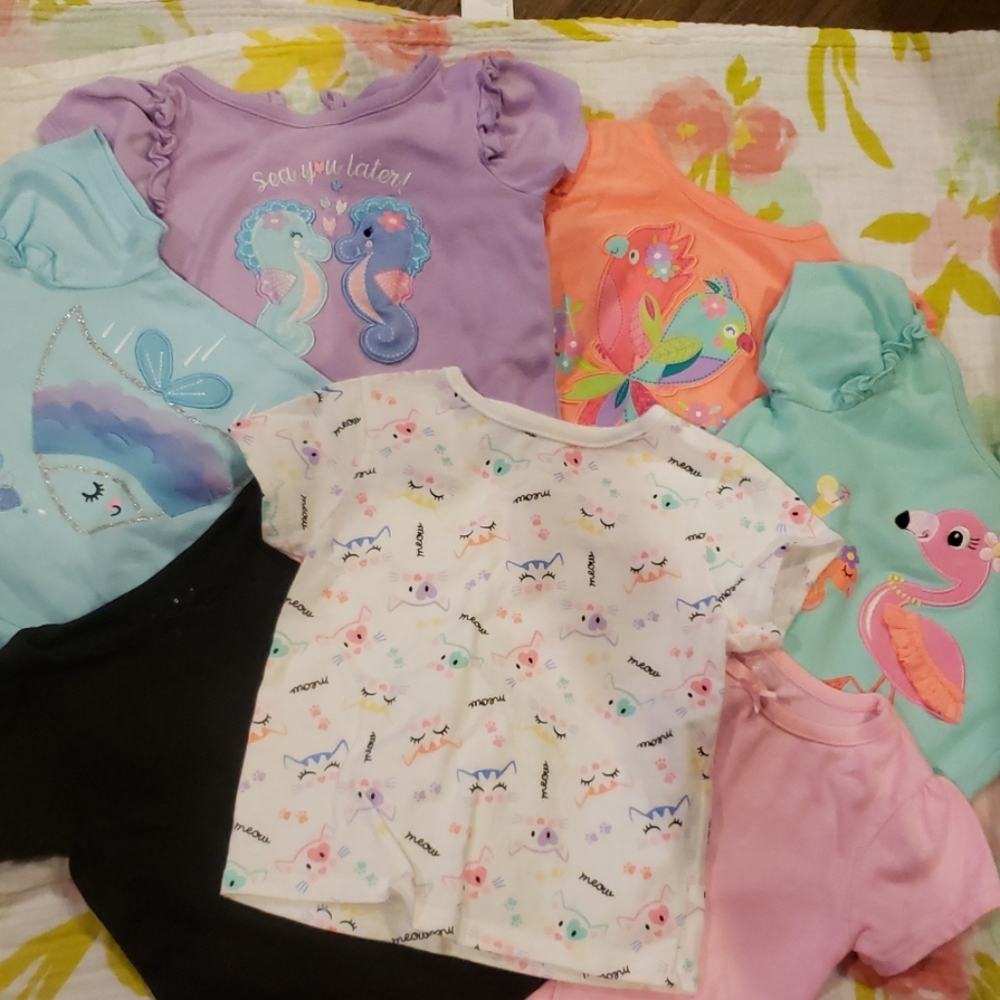 7 Garanimals Shirts (6 to 9 months)
